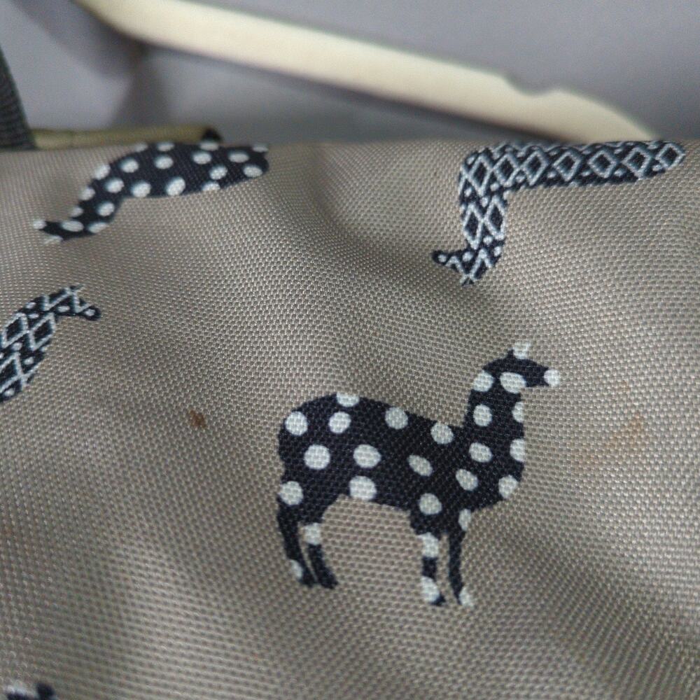 TOMS Beige and Black Animal Print Backpack - Picture 4 of 12